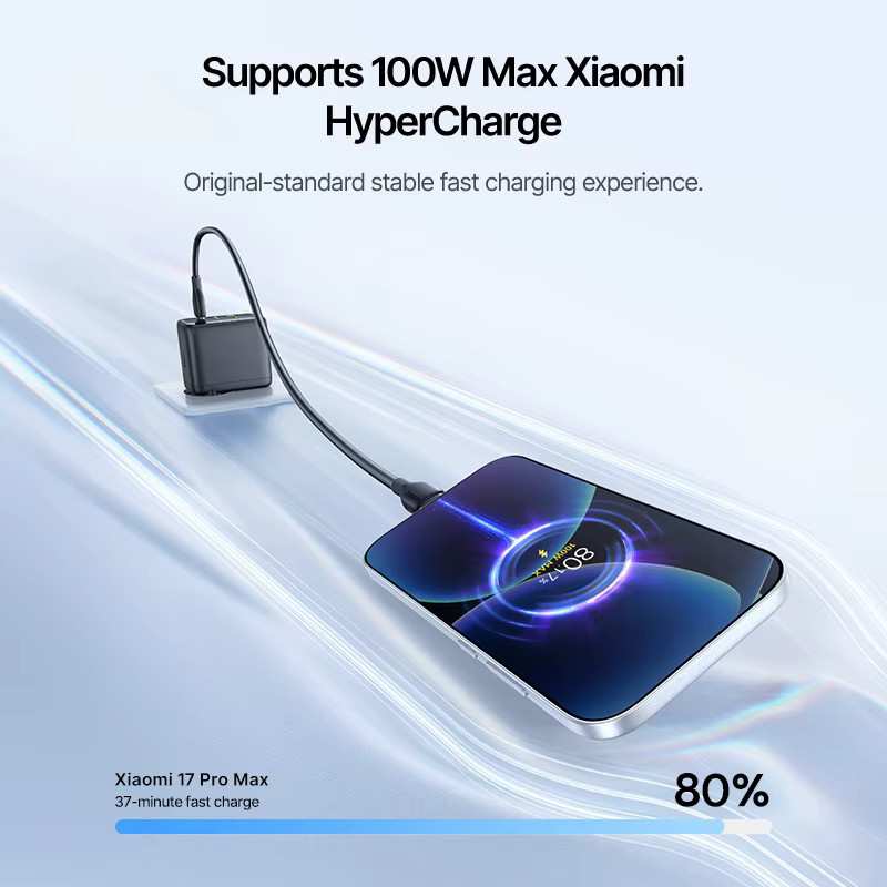 Baseus 100W USB-C Schnellladegerät mit PD, QC und PPS für iPhone, MacBook Air und Laptop - Bild 2