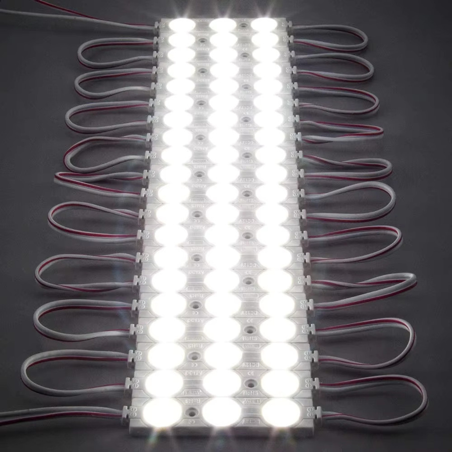MERRYLE LED Modul Licht 2835 Warmweiß, 20er Set, Wasserdicht für Indoor und Outdoor, DC12V Hintergrundbeleuchtung für Werbeschilder und Zeichen - Bild 2