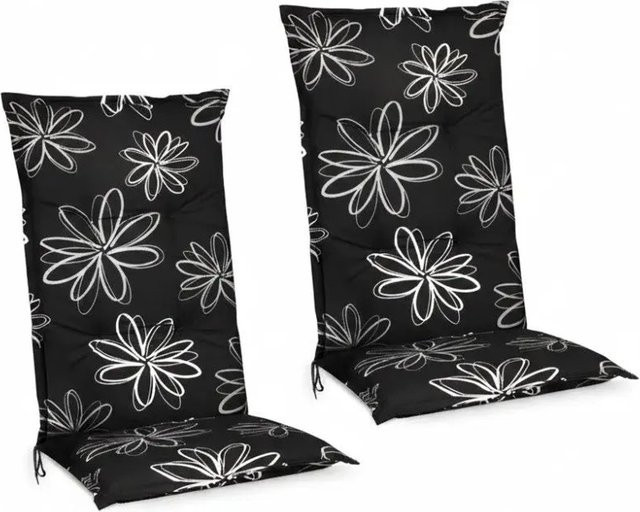 Beautissu Flores Hochlehner Ornamente 2tlg, Mehrfarbig, B/H/T: 120 x 50 x 6 cm - Bild 1