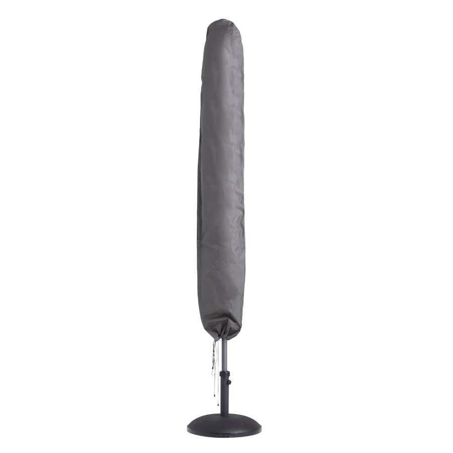 Perel Garten-Schutzhülle für Schirme aus Polypropylen-Gewebe, Grau, H: 220 cm, B: 400 cm, T: 400 cm - Bild 2