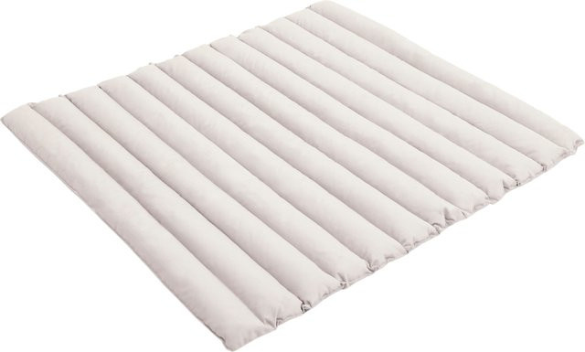 HAY Palissade Soft Quilted Kissen für Lounge Sofa in Anthrazit und Weiß, rechteckig - Bild 1