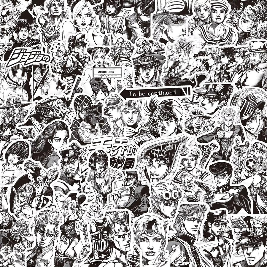 Bandai JoJo Bizarre Adventure Anime-Aufkleber, Bunt / Mehrfarbig - Bild 2
