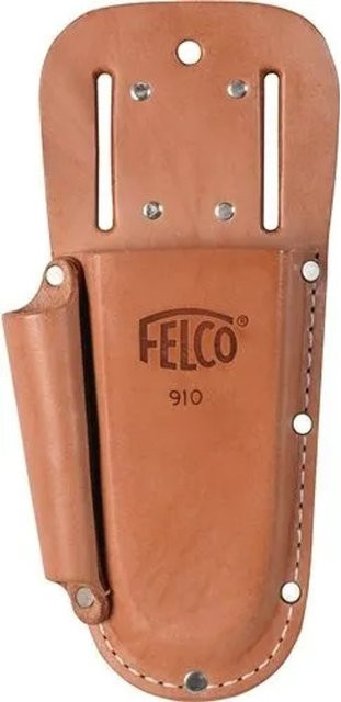 FELCO Lederetui 910+ in Braun für Baumscheren mit Schlaufe und U-Klammer - Bild 1