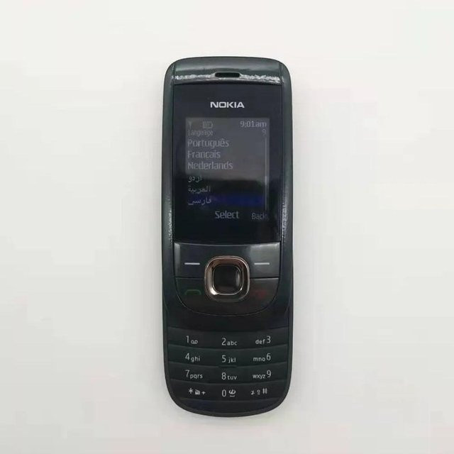 Generalüberholtes Nokia 2220 Slide Mobiltelefon in Schwarz mit 1 SIM-Kartenslot - Bild 1