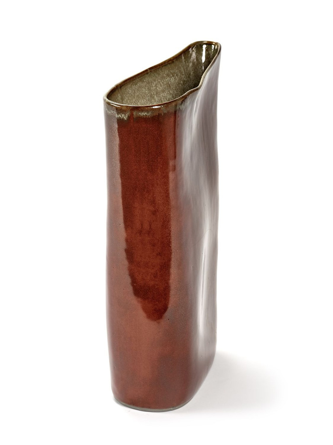Serax Terres De Reve Vase in Rot für Schnittblumen mit organischem Design - Bild 2