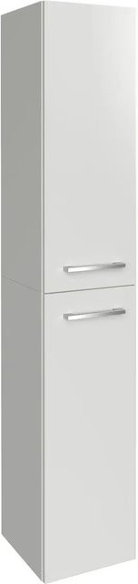 Fackelmann Bad-Hochschrank B.Style Weiß mit 2 Türen und Soft-Close-Funktion, B/T/H: 30 x 31,6 x 162 cm - Bild 1