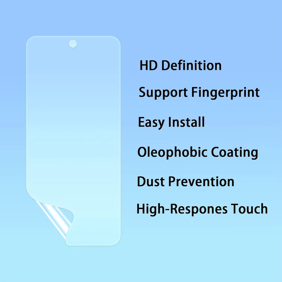 2 Stück High-Definition Hydrogel-Schutzfolien für Xiaomi Poco X7 Pro, X7, X6 Pro, X6, X5 Pro, X4 Pro und X3 NFC in Transparent - Bild 4