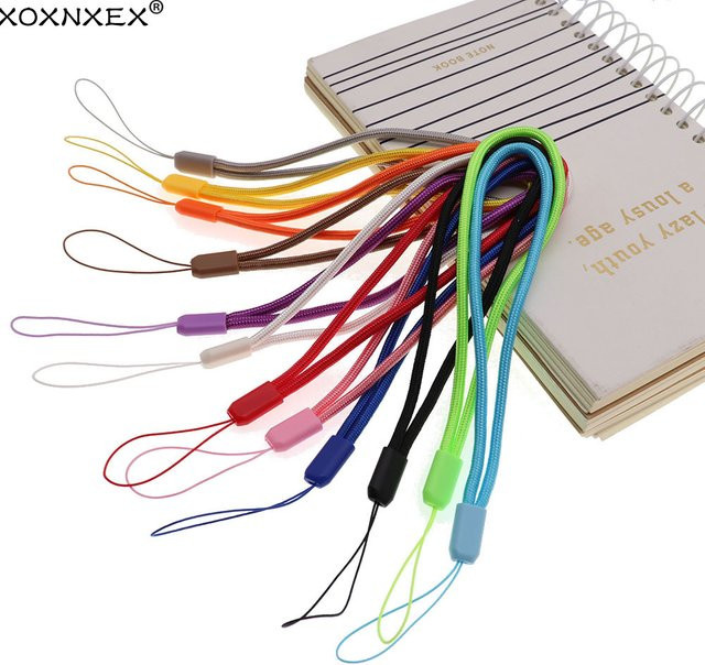 10er Set Handy Lanyard in Orange für iPhone X, Handgelenk Strap und Schlüsselanhänger - Bild 1