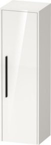 Duravit Halbhochschrank D-Code in Weiß Hochglanz mit 2 Einlegeböden, B/T/H: 40 x 36 x 132 cm - Bild 1