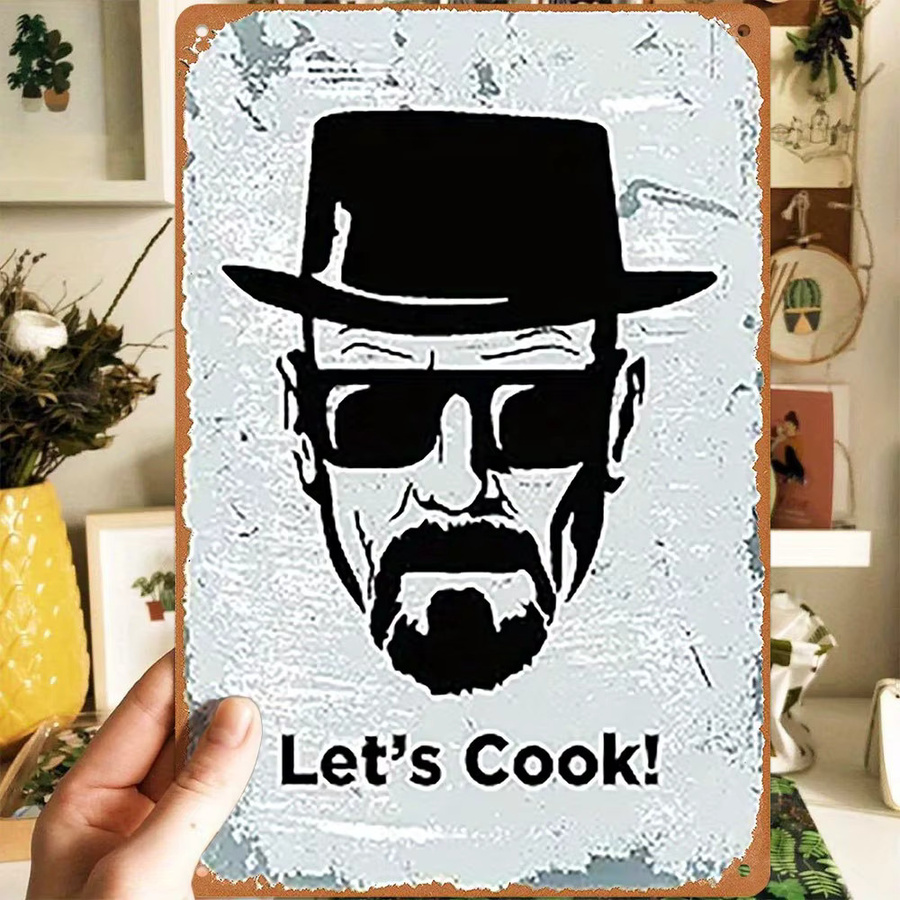 CookNostalgia Heisenberg Vintage Metallschild Let's Cook in Mehrfarbig - Bild 2
