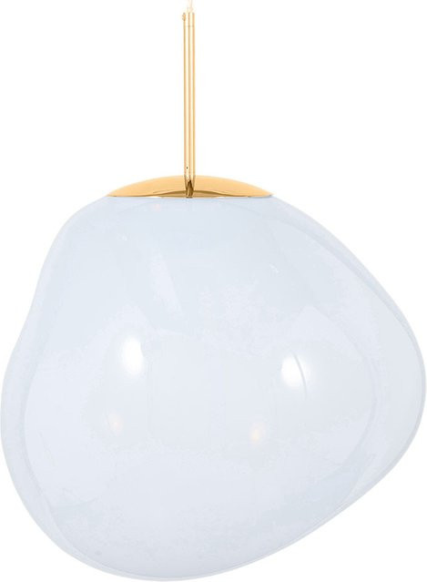 Tom Dixon Melt LED-Pendelleuchte in Gold mit Glas und integriertem LED-Leuchtmittel (3000K) - Bild 1