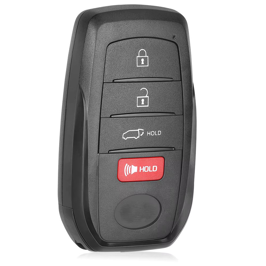 KEYECU Smart Remote Auto Schlüsselanhänger für Toyota Land Cruiser 2022 bis 2025, 433 MHz, 8A Chip P4 BA, Schwarz - Bild 2