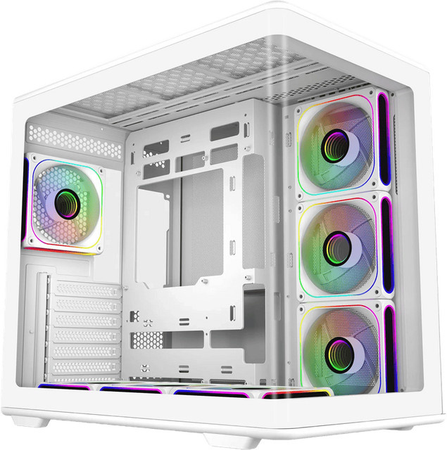 Cooler Master Elite 600 ATX Gehäuse in Weiß mit ARGB - Bild 1