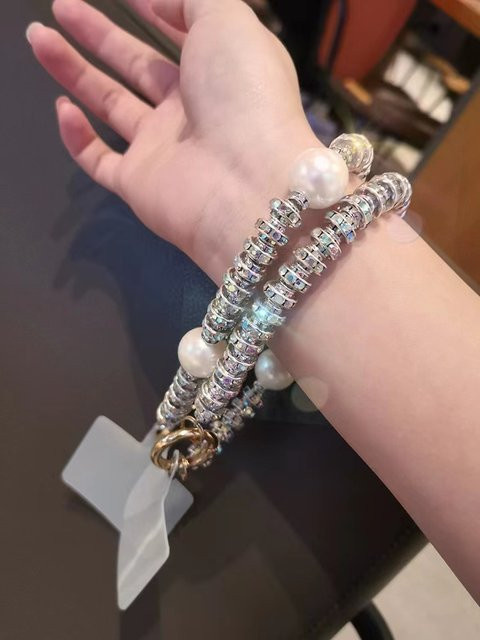 Secoji Armband, Silber, Diamant, Perle, Unisex - Bild 1