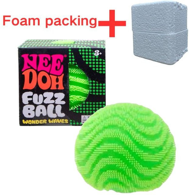 Schylling Nee Doh Fuzz Ball, Weicher Quetsch-Stressball - Bild 1