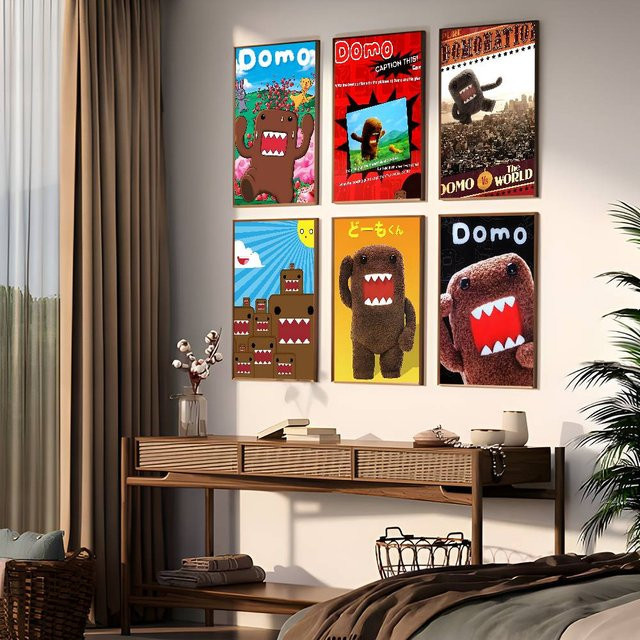 Domo-Kun Klassische Filmplakate Wandkunst Poster in Mehrfarbig von Potdemiel - Bild 1
