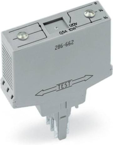 WAGO Überwachungsrelais 286-662, 12 - 28 V/DC, 1 Schließer, grau - Bild 1