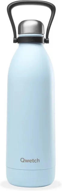 Isotherme Flasche Qwetch Titan in Blau, 0,35 l - Bild 1