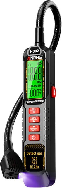ANENG HD02 Halogen Leck Detektor für R22 R32 R134a Kältemittel Gas Analysator und Klimaanlage Tester Werkzeug - Bild 1