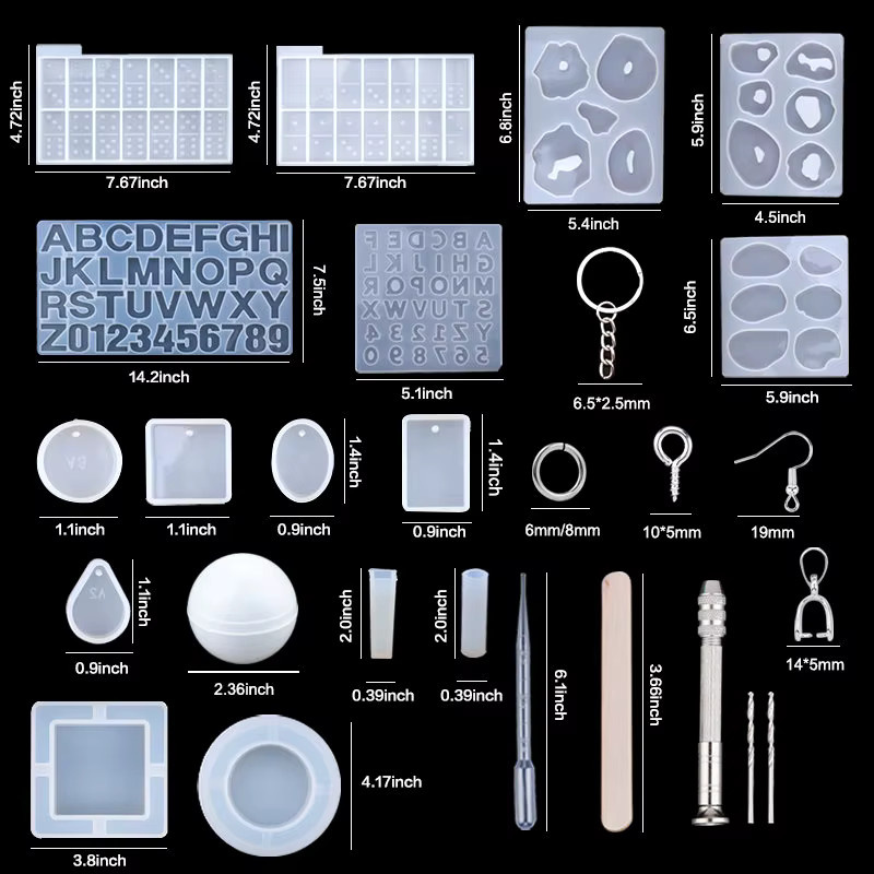 SMI Fine Silikon Harz Formen Kit, Epoxy Harz Casting Formen Set - Bild 2