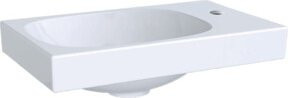 Geberit Handwaschbecken Acanto aus Keramik in Weiß, asymmetrisch, Unterbau, B: 40 cm, T: 25 cm - Bild 1