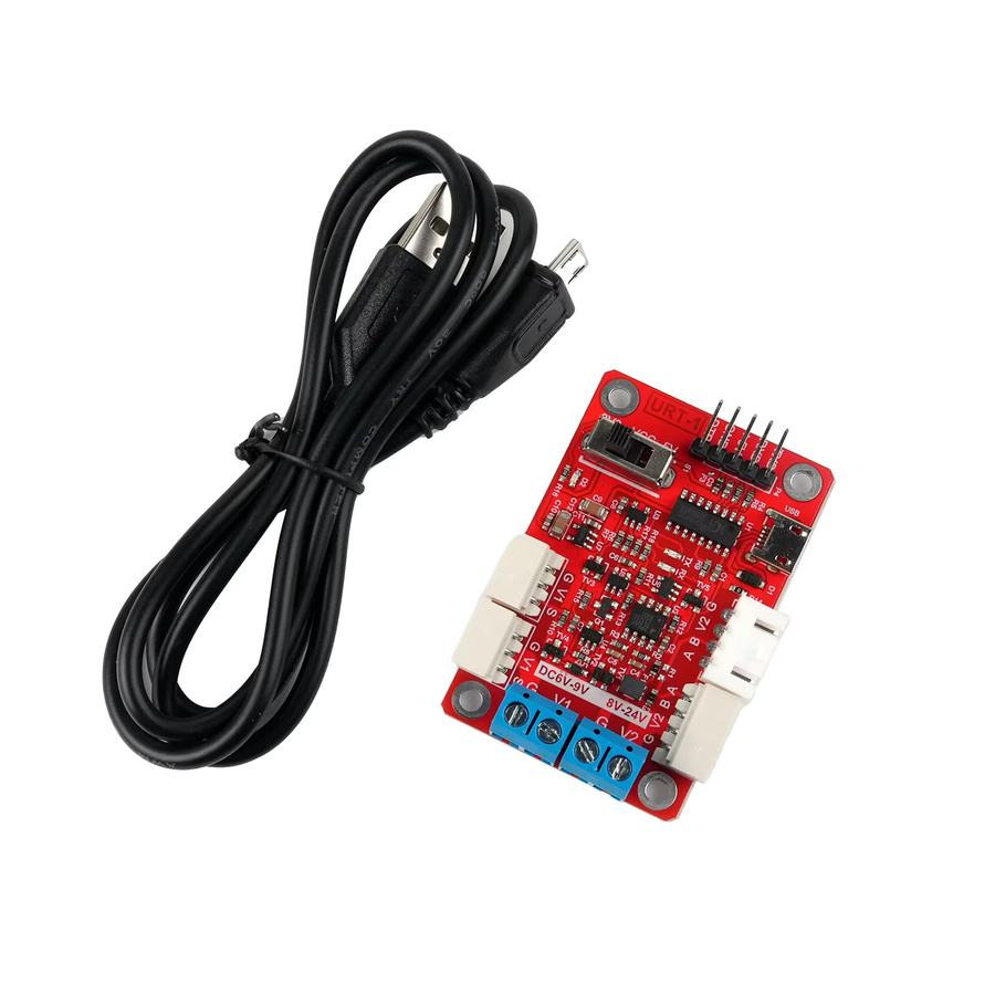 Feetech Serial Port Signal Converter USB zu SMS Servo Microcontroller RS485 zu SCS Servo TTL für ST-3215 SCS225-C006 in Rot - Bild 2
