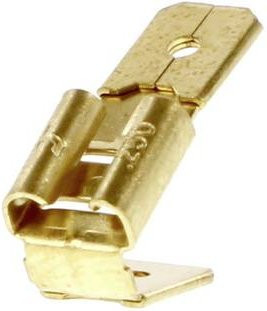 Molex Flachsteckhülse 190430010 in Gold mit 6,35 mm Steckbreite und 0,81 mm Steckdicke - Bild 1