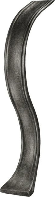 FeNau Handlaufanfänger aus Stahl S235JR geschwungen, B/H: 46,0 x 14,0 cm - Bild 1