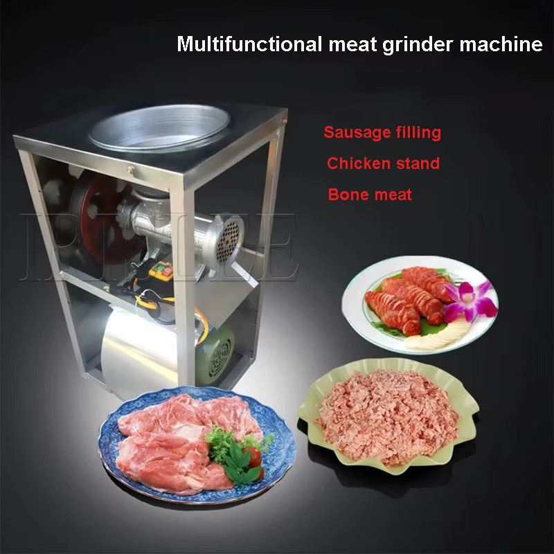 Elektrische Zerkleinerungsmaschine von IRISLEE aus Edelstahl in Silber zum Zerkleinern von Fleisch, Fisch, Geflügel und Knochen - Bild 2