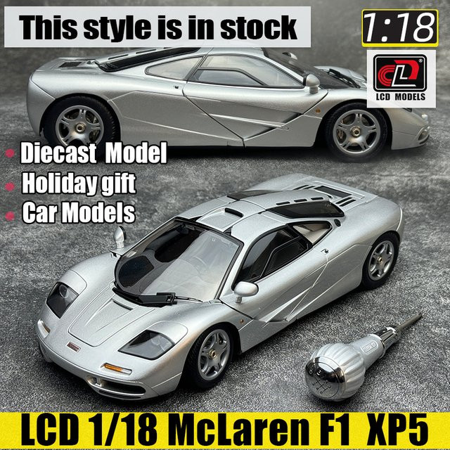 McLaren F1 XP5 Silber, Automodell, 1:18, Metall - Bild 1