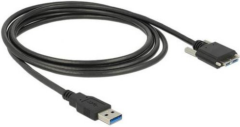 Delock USB-Kabel USB-A auf Micro-USB 3.0 in Schwarz, Länge: 3,00 m - Bild 1