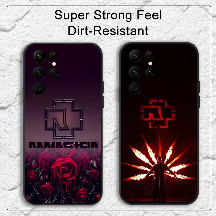 Rammstein ES Handyhülle für Samsung Galaxy S20 S21 S22 S23 S24 Serie FE Plus Ultra, Schwarz, Weiches TPU Material - Bild 2