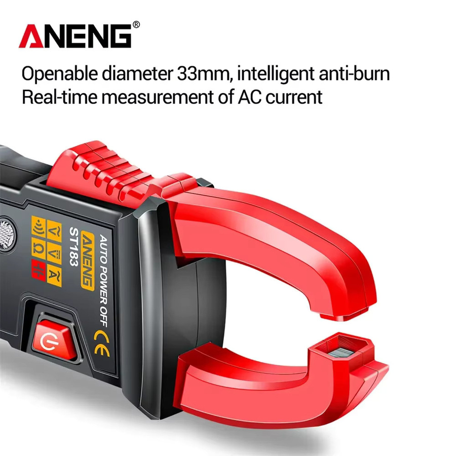 ANENG ST183 Digitales Zangenmessgerät True RMS Multimeter mit 600A Amperemeter, AC/DC Spannungsprüfer, NCV, Ohm, Kapazität und Hz - Bild 3