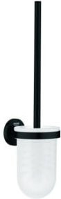 Grohe WC-Bürstengarnitur Essentials Wandmontage in Matt Black mit Glasbehälter - Bild 1