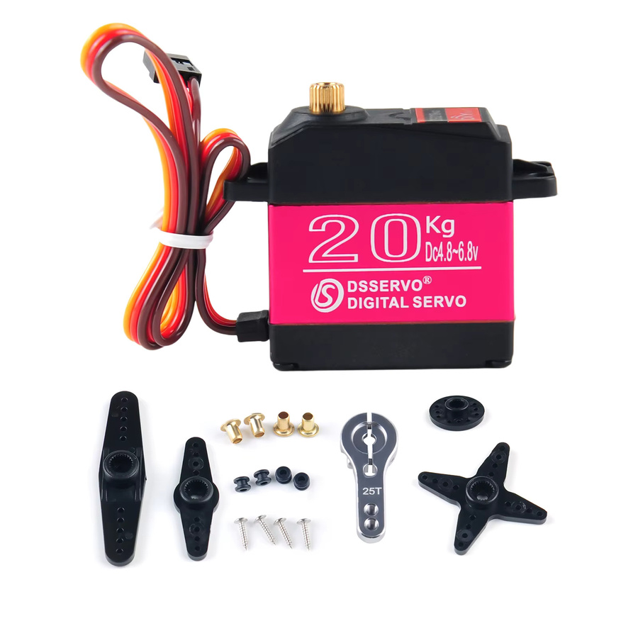 wishiot DS3218 MG Digital Servo mit Tester und Batteriebox, Hochdrehmoment-Motoren mit Metallgetriebe, Set / Bundle - Bild 4