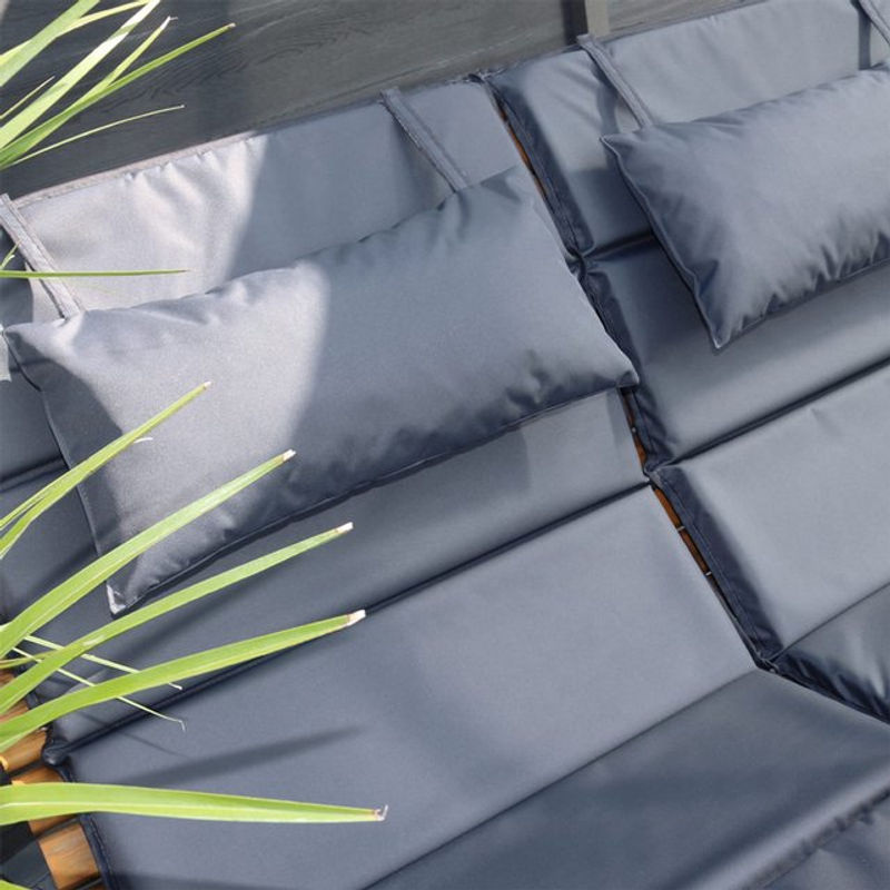 HOME DELUXE Auflage Wellenholzliege TAIGA 2er Set - Bild 5