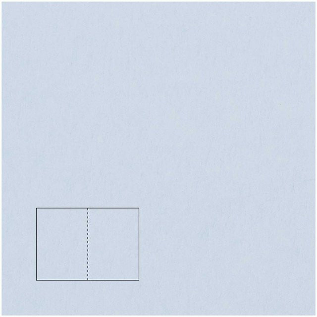 Rico Design Paper Poetry Klappkarten Essentials B6, 5 Stück, Hellblau - Bild 1