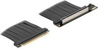 Delock PCI E 5.0 x16 auf x16 Riser Karte mit 90 Grad Winkel und 30 cm Kabel in Schwarz - Bild 1