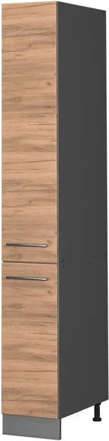 Vicco Apothekerschrank Fame-Line Medizinschrank für die Küche in Eiche und Anthrazit, B/T/H: 30 x 58 x 206,8 cm - Bild 1