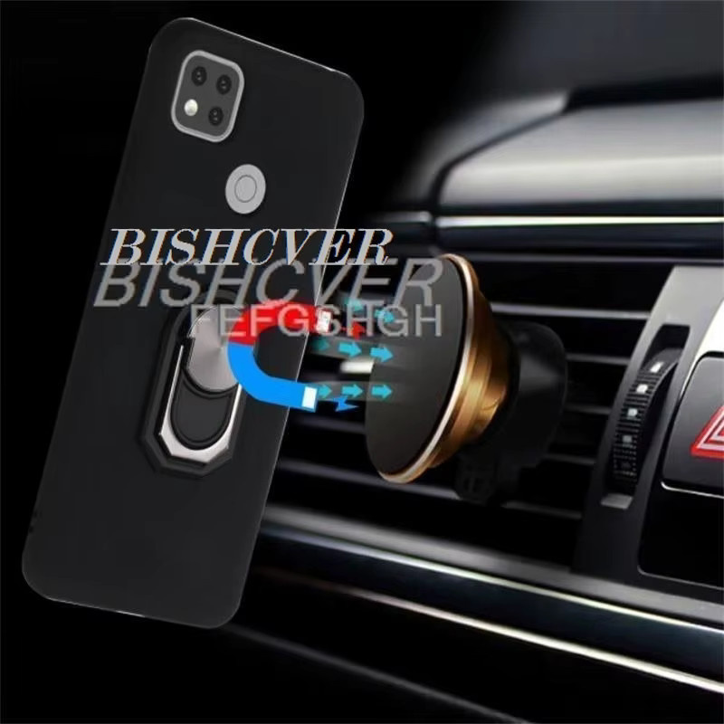 Blackview Silikon Schutzhülle mit Ringhalterung für Blackview BL9000 Pro und BL9000, Transparent/Schwarz, 6,78 Zoll - Bild 3