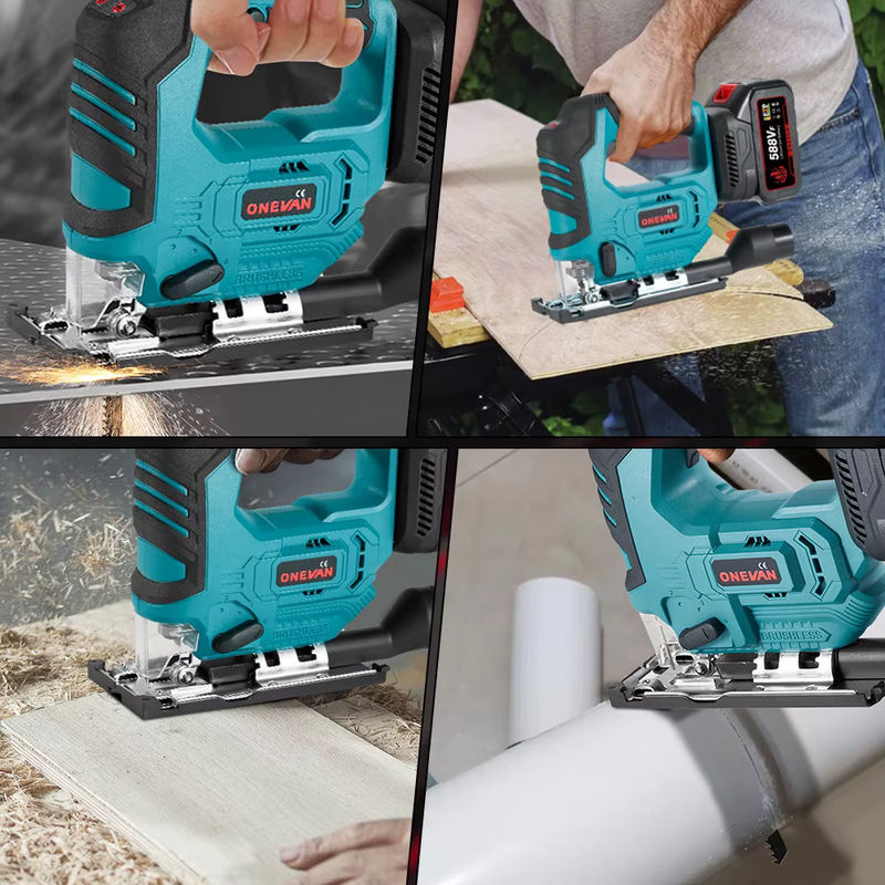 ONEVAN kabellose bürstenlose Stichsäge 1000 W mit 3500 U/min für Makita 18 V Akkus - Bild 5
