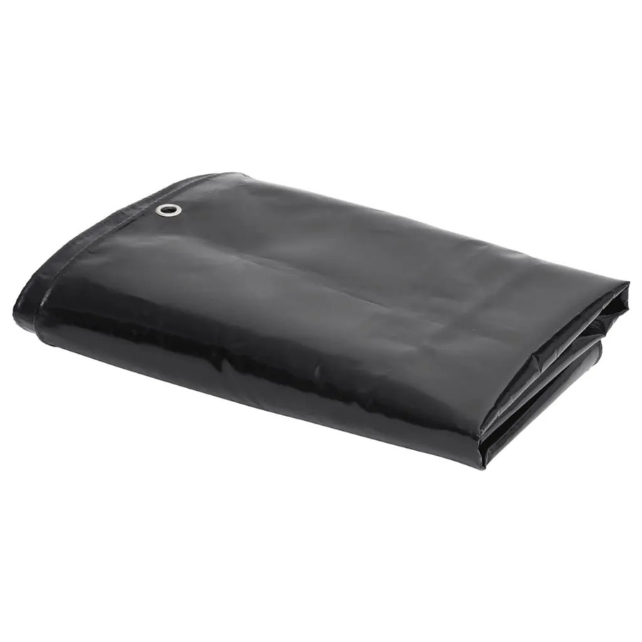 vidaXL Abdeckplane aus PVC in Schwarz mit 650 g/m², B/T: 3 x 2 m - Bild 2
