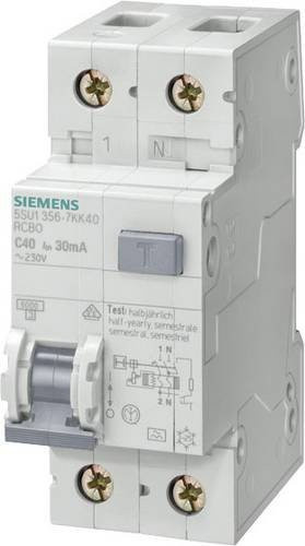 Siemens Indus.Sector FI/LS-Schalter RCBO Typ A, 30mA, B16, Weiß, 5SU1356-6KK16 - Bild 1