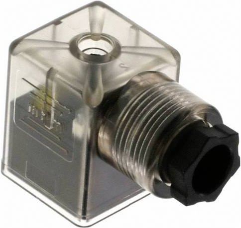 Molex DIN-Stecker 1210640955 in Schwarz und Transparent - Bild 1