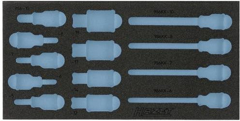 Hazet 2K-Weichschaum-Einlage 163-220L, Breite: 34,2 cm, Tiefe: 17,2 cm - Bild 1