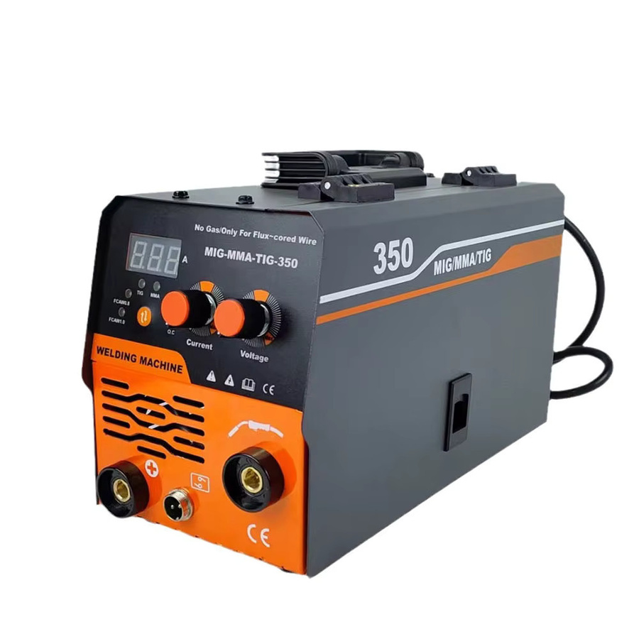 XMSJ 3-in-1 MIG Schweißgerät mit 20-350A und 110V/220V, gasloses Flussmittelkernschweißgerät - Bild 2