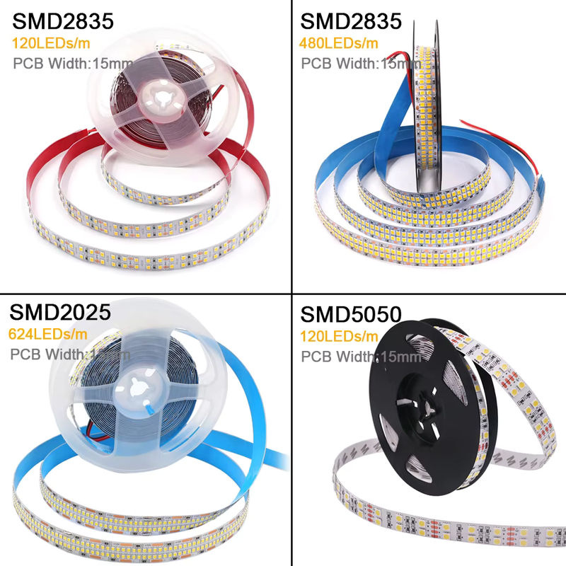 RAZEND LED-Streifenlicht Warmweiß, 5 m, SMD 2835, flexibles LED-Pixelband - Bild 4