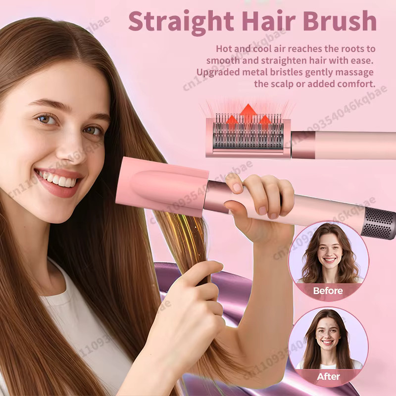 Sencicimen 6-in-1 Multi-Haarstyler-Trocknerbürste mit negativen Ionen, Unisex - Bild 3