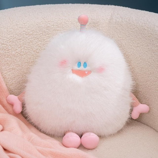 Yiran toy Runde Monster Plüschpuppe und Schlüsselanhänger, Fantasy, 10cm - Bild 1