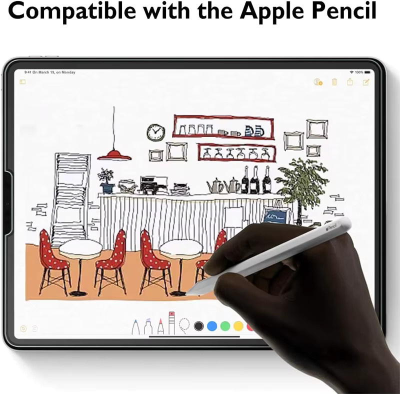 Matte Displayschutzfolie aus Glas für Apple iPad Pro, Air und Mini Modelle - Bild 2